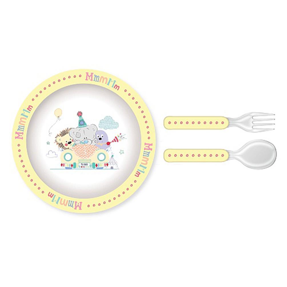 Tiny Tatty Teddy Baby's Bowl & Cutlery Set Extra Image 1